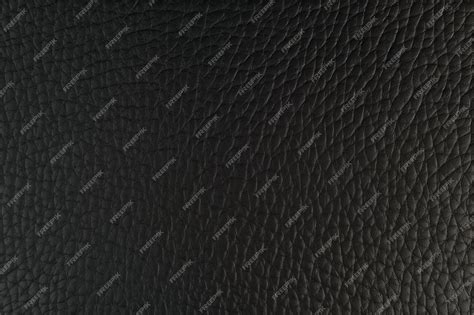 Premium AI Image | High resolution black leather texture