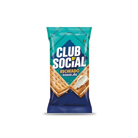 Biscoito Club Social Recheado Requeijao multipack 106g Pão de Açúcar