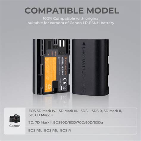 Best Canon Lp E6nh Battery Kentfaith