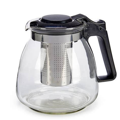 Glazen Theepot Ml Met Filter Infuser En Handvat Theepotten Blokker