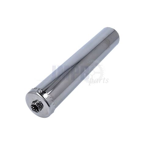 Exhaust Silencer Chrome Uni Glass Wool Damped DIY JMPB Parts