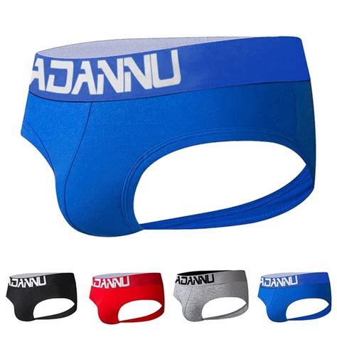 MENS STRETCH THONG Underwear Cotton G String Bikini Sexy Breathable