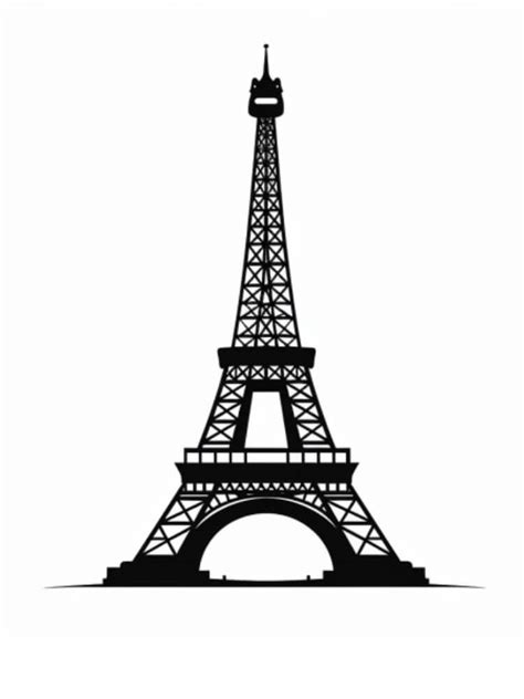 Free Printable Eiffel Tower Stencils Free Printable Stencils