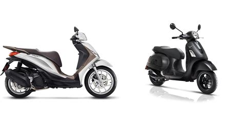 Motorrad Vergleich Piaggio Medley 125 2022 Vs Vespa Gts 300 Super