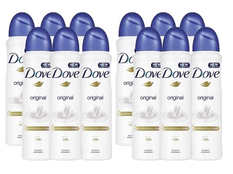 Dove Original Deodorant And Anti Perspirant 12 Pack