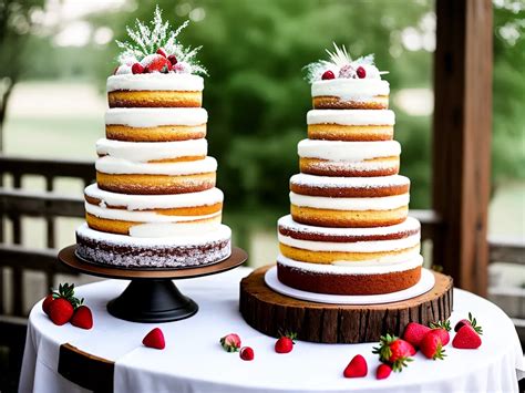 Naked Cake Tendência Deliciosa para Casamentos