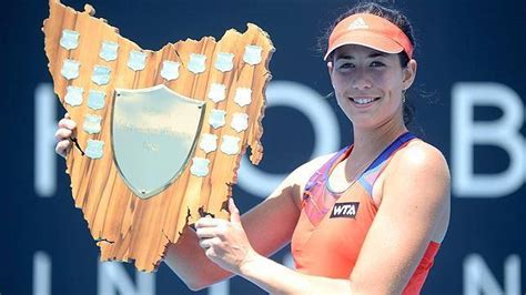 Garbiñe Muguruza gana en Hobart su primer título WTA