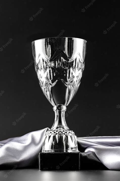 Free Photo | View of silver cup trophy