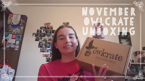 November Owlcrate Unboxing - YouTube