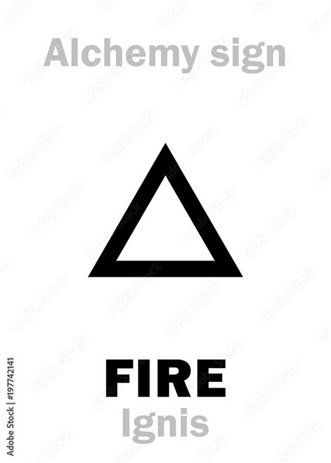 Alchemical Symbol For Fire