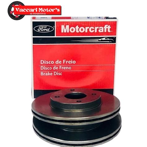 Jogo De Discos Freio Dianteiro Original Ford Motorcraft New Fiesta E