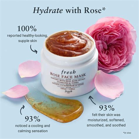 Fresh Rose Face Mask 15ml Beautyspot Malaysia S Health And Beauty Online Store