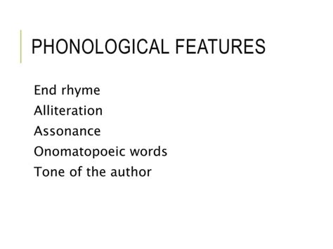 Levels Of Stylistic Analysis