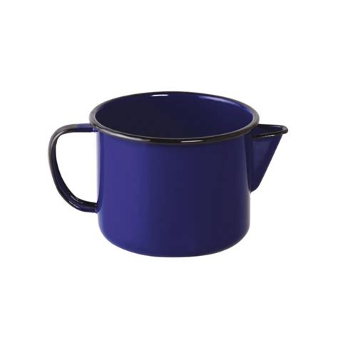 Caneca Esmaltada Bico nº 12 Azul 1000 ml EWEL Lewe