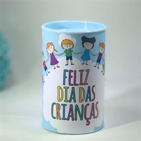 Cofrinho Personalizado Dia das Crianças Elo7 Produtos Especiais