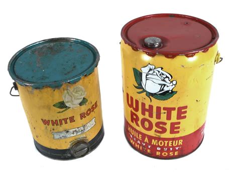 Assorted En Ar Cp And White Rose Cans Private Collection Of Tom And Marlene Stackhouse Rm