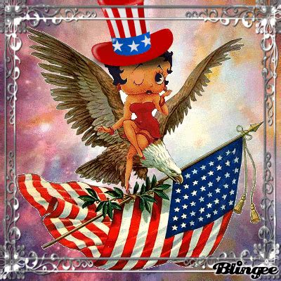 Patriotic Betty Boop Picture #134401986 | Blingee.com