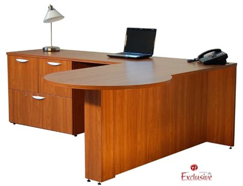 The Office Leader Peblo Custom L Shape D Top Office Desk Workstation