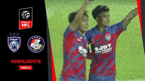 Johor Darul Ta Zim Ii Pdrm Fc Pmfl Highlights Piala Mfl