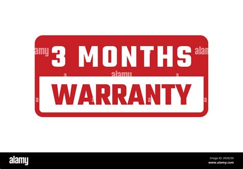 Months Warranty Rubber Stamp Stock Vector Image Art Alamy