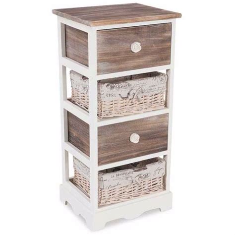 White Four Drawer Cabinet | 1A-1021 | AFW.com