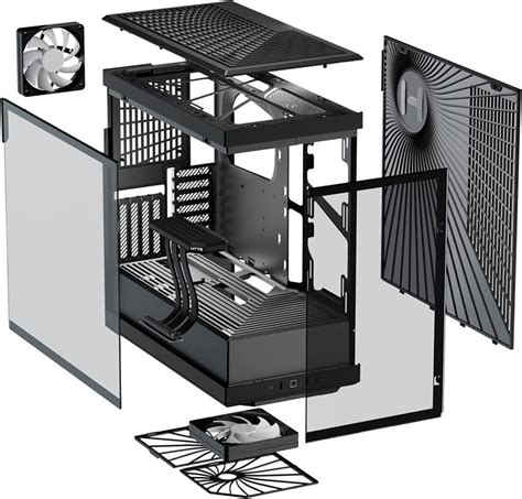 HYTE Y40 Mid Tower ATX Case Black