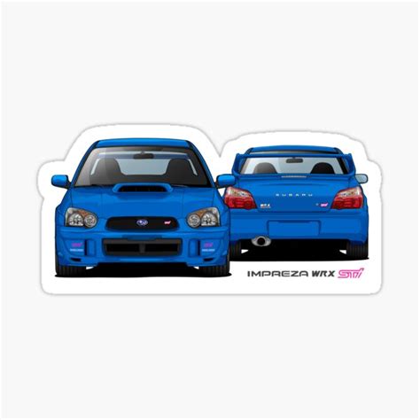 Subaru Wrx Stickers Redbubble