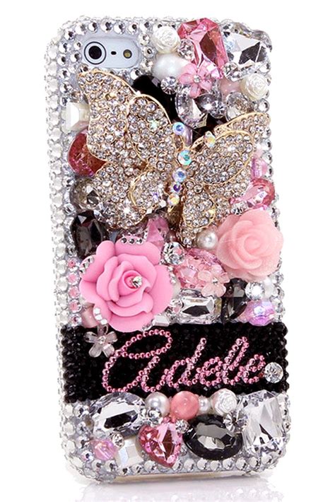 Diamond Butterfly Personalized Name And Initials Design Style Pn1066 Iphone 5c Cases Diy