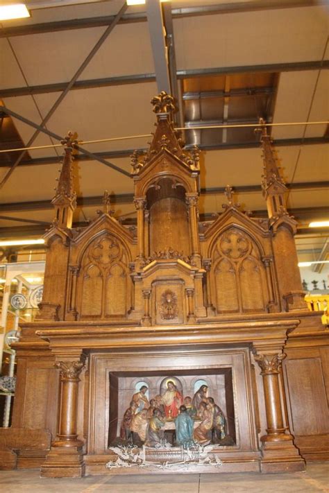 Antique Gothic Altar A Piece Of History