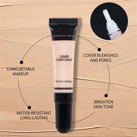 Cosmetics Under Eye Anti Aging Full Coverage Concealer For Dark Circles Fine Lines Redness