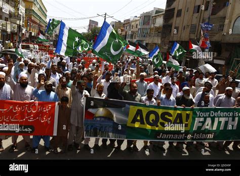 Gujranwala Pakistan Nd Apr Activists Of Jamat E Islami Ji