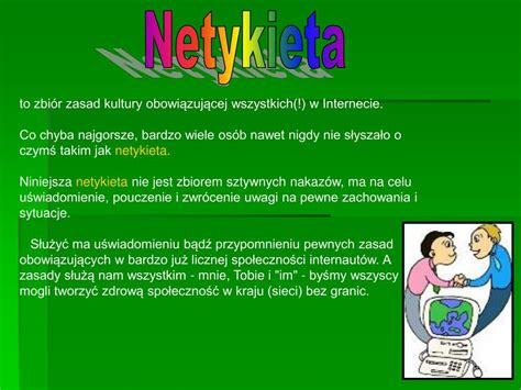 PPT Netykieta Zasady Zachowania W Sieci Internet PowerPoint