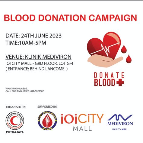 BLOOD DONATION CAMPAIGN Malaysian Red Crescent Society Community