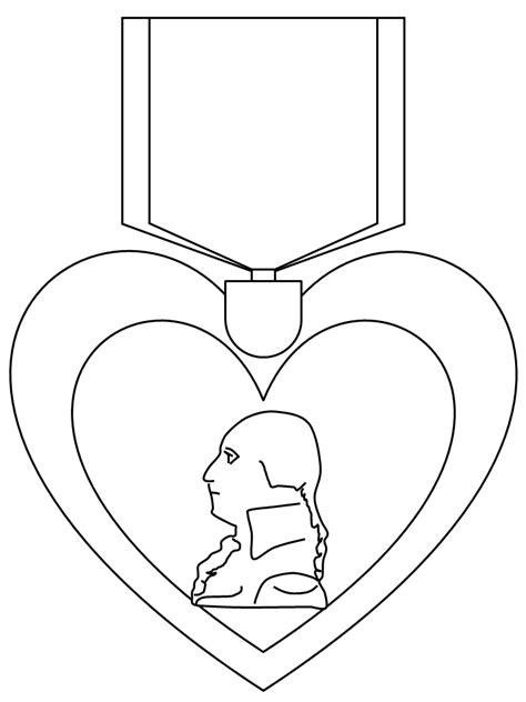 50 Best Ideas For Coloring Purple Heart Medal Coloring Page