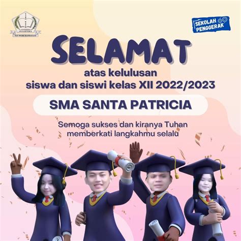 Selamat Atas Kelulusan Siswa Siswi Kelas Xii Sma Santa