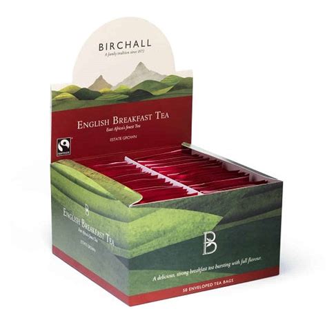 Birchall English Breakfast Tea Bags Enveloped 1x50 Refresh Store