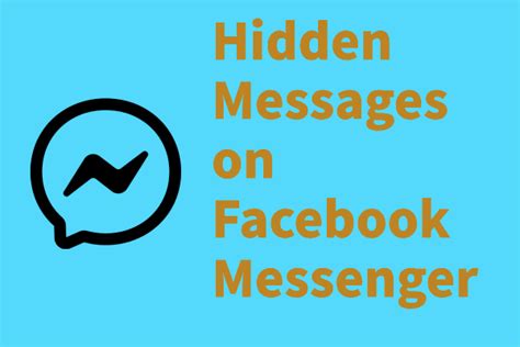 How To Find Your Hidden Messages On Facebook Messenger