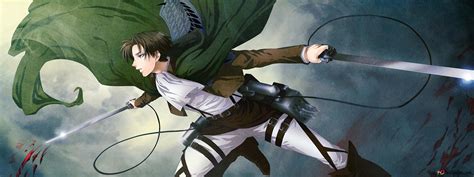 Captain Levi Steps Forward Slaying The Titan With His Sword 4k Wallpaper Download