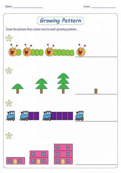 Identifying The Next Picture In A Repeating Pattern Worksheet School