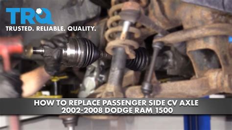 How To Replace Passenger Side CV Axle 2002 2008 Dodge RAM 1500 YouTube