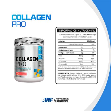 Col Geno Hidrolizado Universe Nutrition Collagen Pro G Sand A