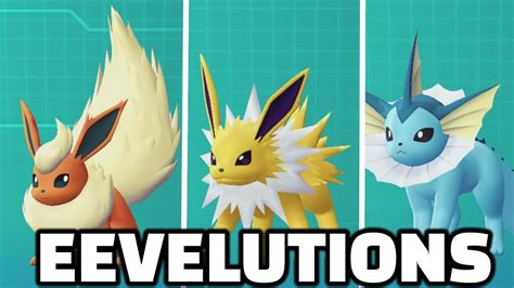 How To Get Jolteon Flareon And Vaporeon Pokemon Lets Go Eevee And