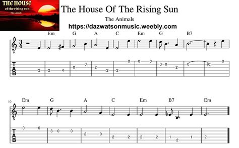 Easy Guitar Songs Music Sheet | Top Easy Guitar Songs