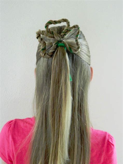 St. Patrick's Day Hair | Lucky Clover Hairstyle - Babes In Hairland