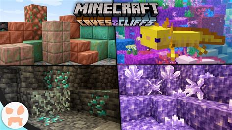 Everything In The Minecraft Caves And Cliffs Update Minecraft