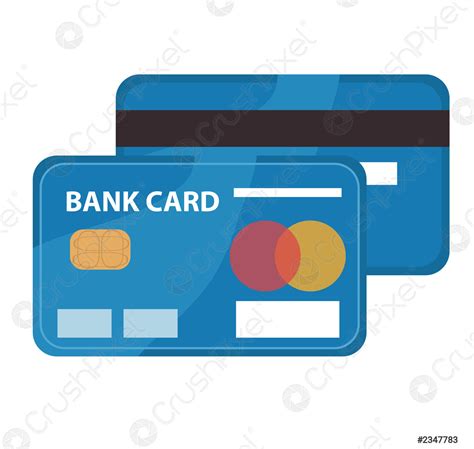 Credit Card Icon Flat Design Bankcard Isolated On White Background