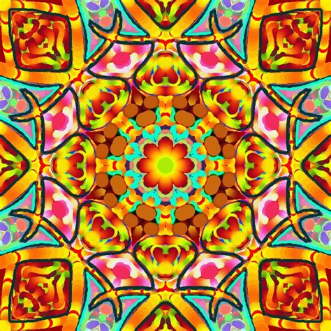 Solve Kaleidoscope Design 204 Jigsaw Puzzle Online With 16 Pieces