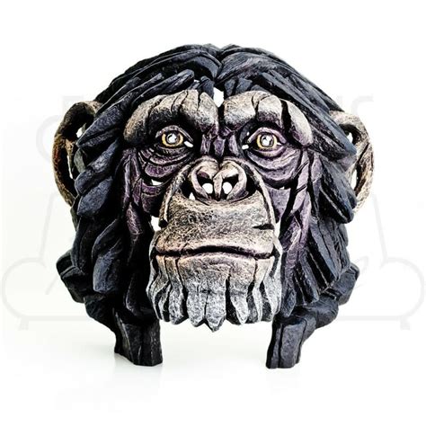 Chimpanzee Bust Edge Sculpture Fabulous Furniture