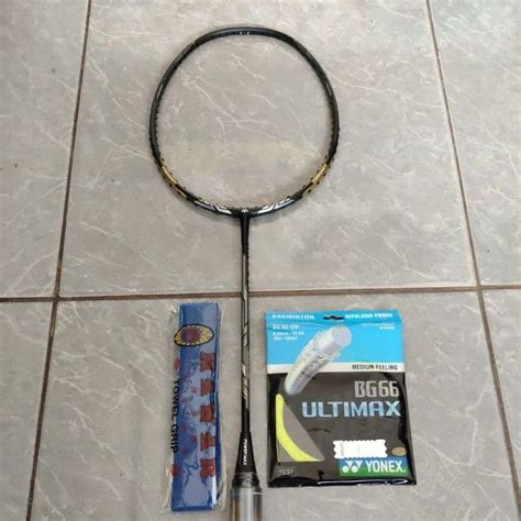 Jual RAKET BADMINTON POWER MAX SPITFIRE 68 33LBS Shopee Indonesia