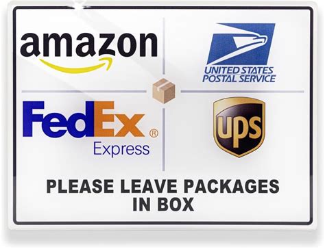 Amazon Maoerzai Package Delivery Sign Please Place Packages In